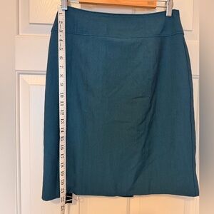 Worthington Teal Pencil Skirt